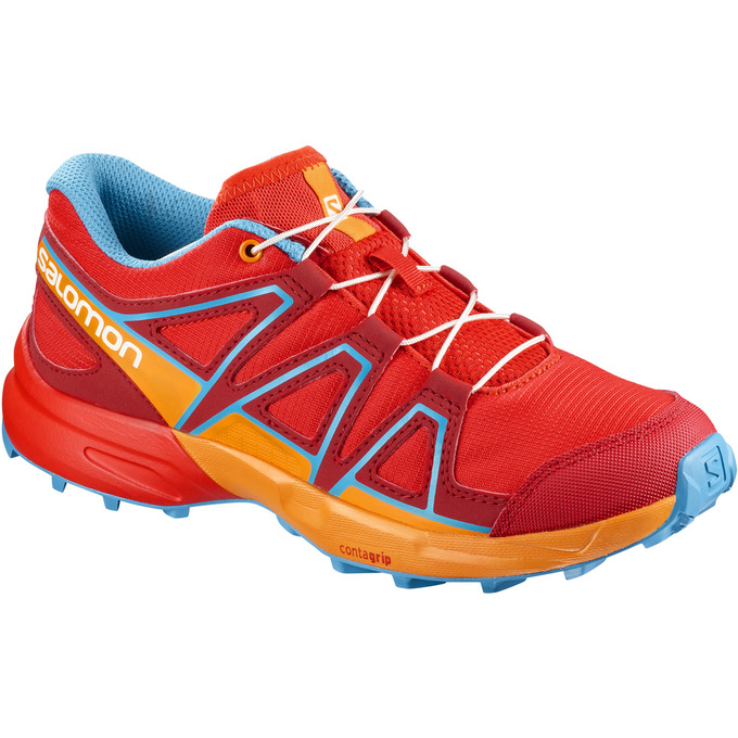 Zapatillas Trail Running Salomon Niños Naranjas - Salomon Argentina SPEEDCROSS J ,317895-YHI